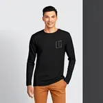 long-sleeved black t-shirt image